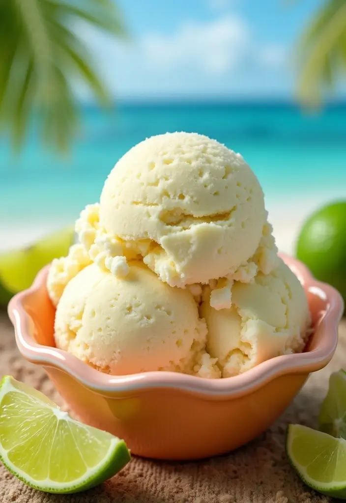25 Boozy Ice Cream Recipes Adults Will Crave - 12. Key Lime Pie Ice Cream