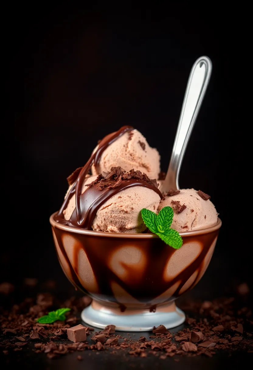 25 Boozy Ice Cream Recipes Adults Will Crave - 16. Chocolate Mint Ice Cream