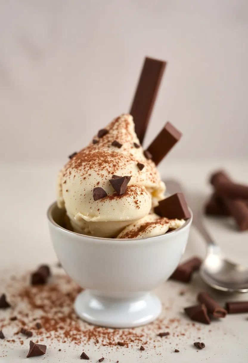 25 Boozy Ice Cream Recipes Adults Will Crave - 20. Tiramisu Ice Cream
