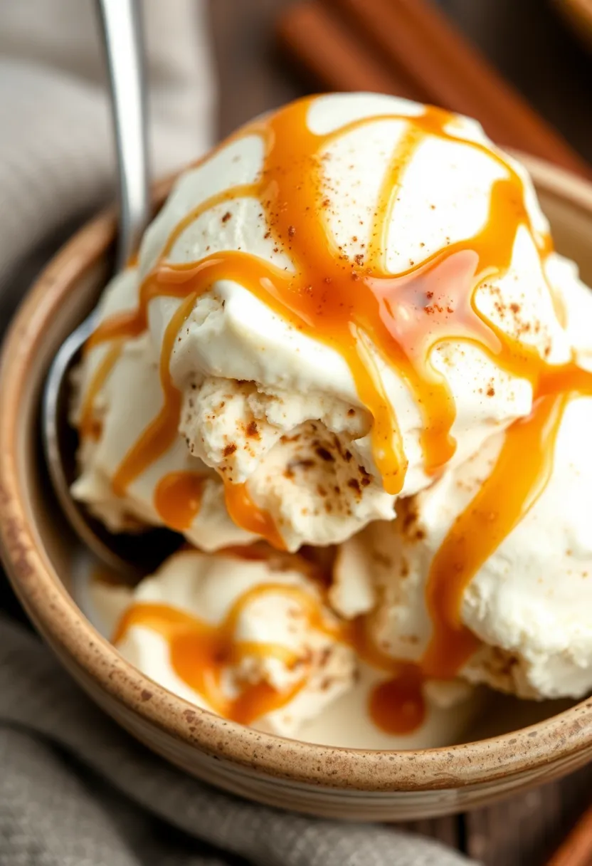 25 Boozy Ice Cream Recipes Adults Will Crave - 23. Cinnamon Roll Ice Cream