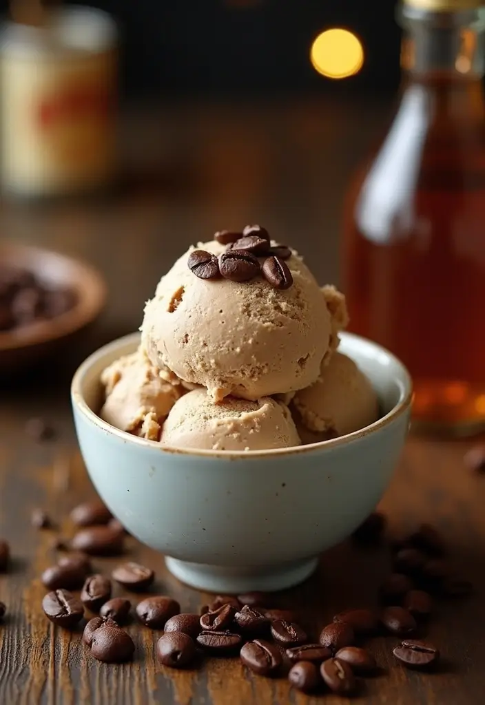 25 Boozy Ice Cream Recipes Adults Will Crave - 4. Coffee Vodka Ice Cream