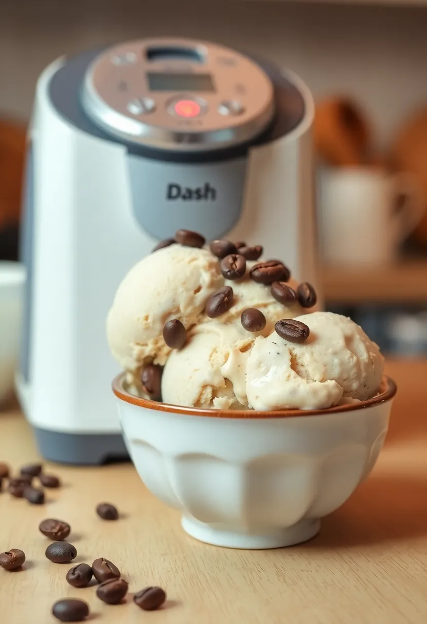 25 Dash Ice Cream Maker Recipes PDF You Need to Save - 11. Coffee Almond Milk Ice Cream