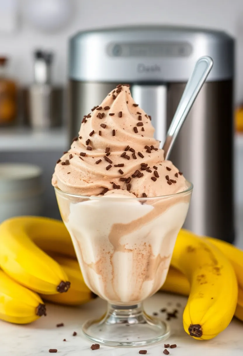 25 Dash Ice Cream Maker Recipes PDF You Need to Save - 14. Choco Banana Ice Cream