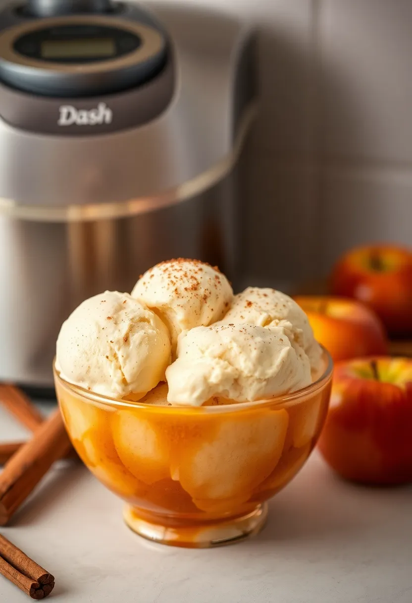 25 Dash Ice Cream Maker Recipes PDF You Need to Save - 16. Spiced Apple Ice Cream