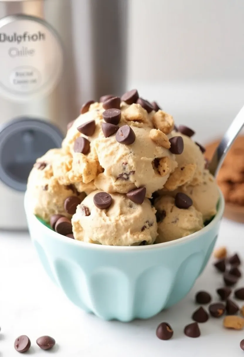 25 Dash Ice Cream Maker Recipes PDF You Need to Save - 17. Chocolate Chip Cookie Dough Ice Cream