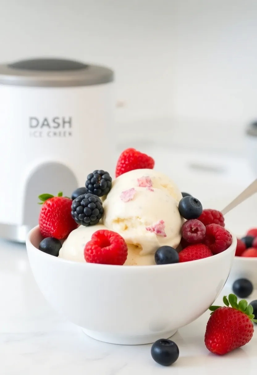 25 Dash Ice Cream Maker Recipes PDF You Need to Save - 21. Vanilla Chia Seed Ice Cream