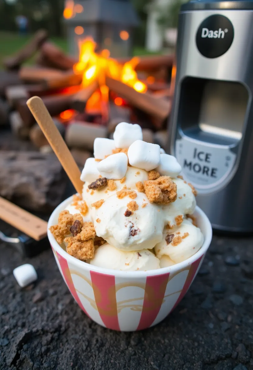 25 Dash Ice Cream Maker Recipes PDF You Need to Save - 23. S’mores Ice Cream