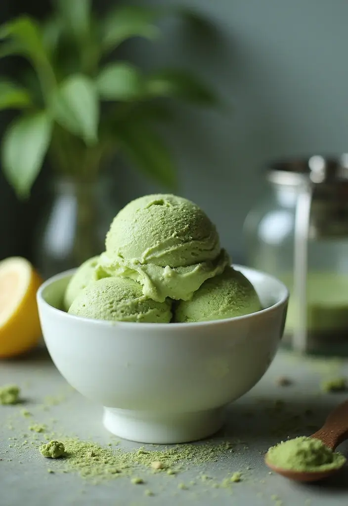 25 Dash Ice Cream Maker Recipes PDF You Need to Save - 4. Matcha Green Tea Ice Cream