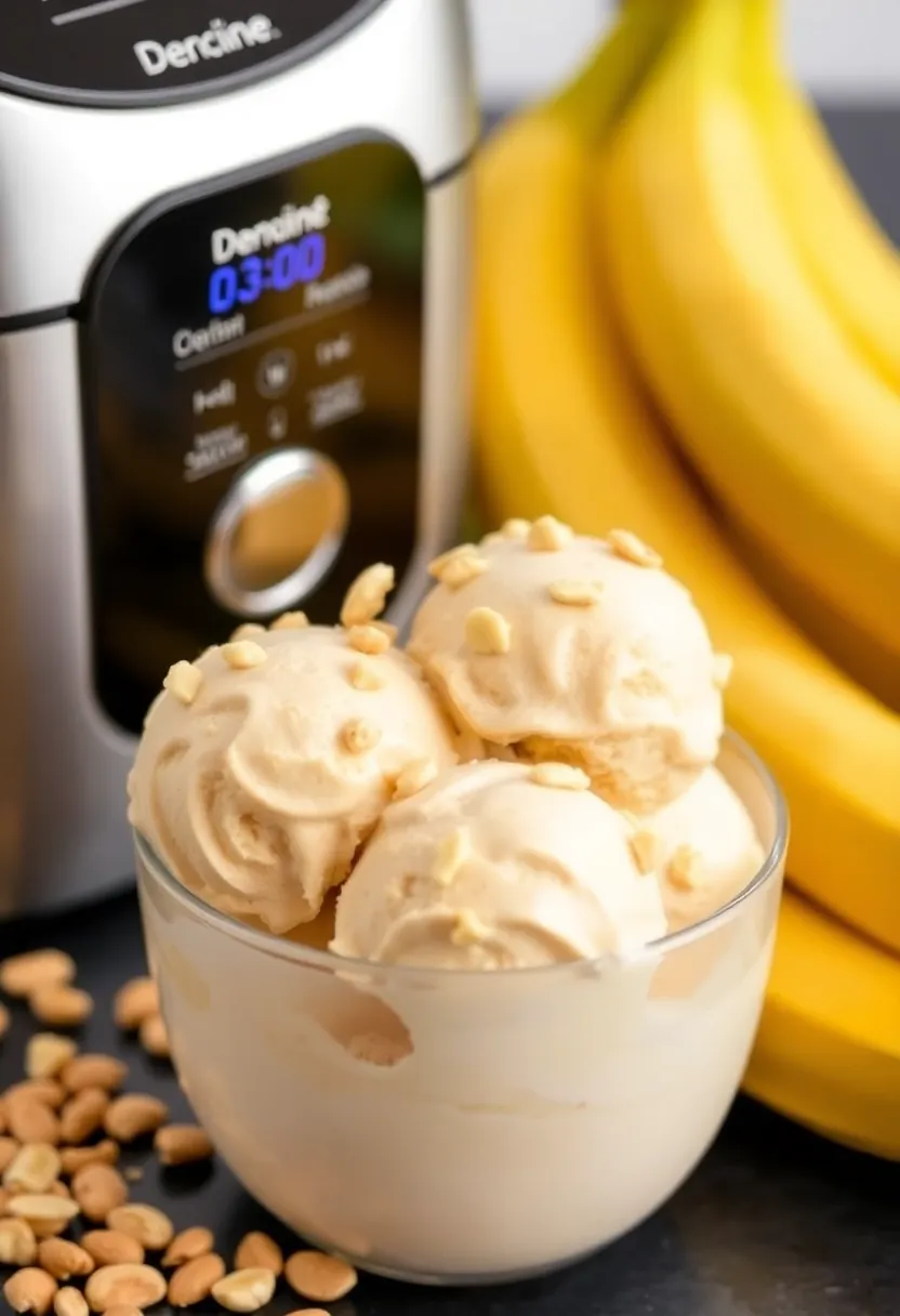 25 Dash Ice Cream Maker Recipes PDF You Need to Save - 6. Peanut Butter Banana Ice Cream