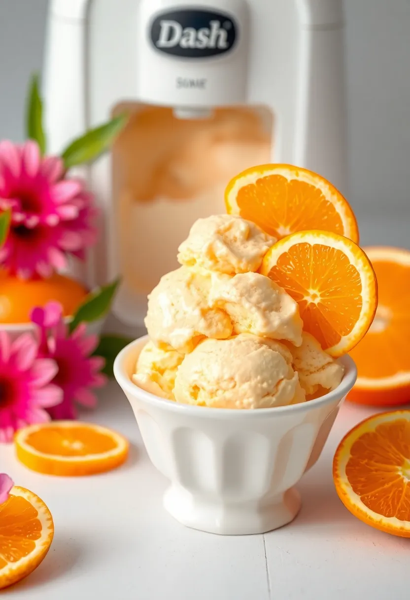 25 Dash Ice Cream Maker Recipes PDF You Need to Save - 9. Orange Creamsicle Ice Cream