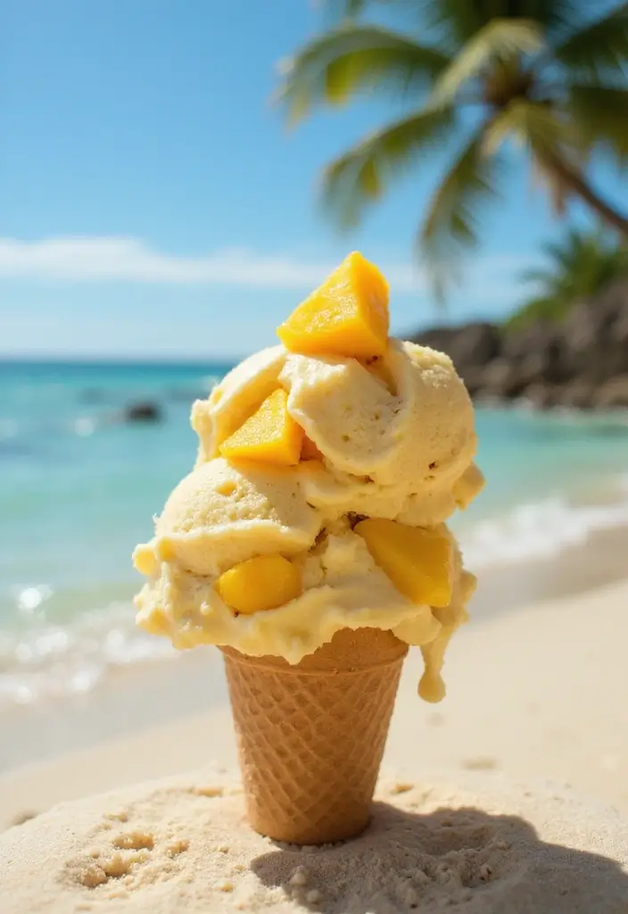 25 Delicious Keto Banana Ice Cream Recipes to Satisfy Your Sweet Tooth 14 25 Delicious Keto Banana Ice Cream Recipes to Satisfy Your Sweet Tooth - 14. Tropical Banana Ice Cream