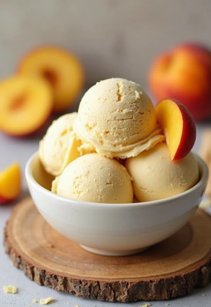 25 Delicious Keto Banana Ice Cream Recipes to Satisfy Your Sweet Tooth 15 25 Delicious Keto Banana Ice Cream Recipes to Satisfy Your Sweet Tooth - 15. Ginger Peach Banana Ice Cream