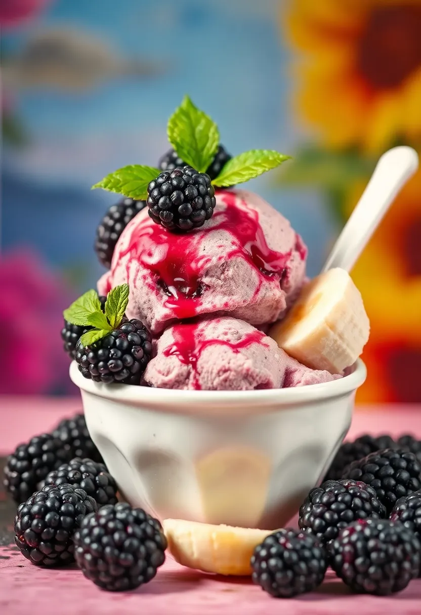 25 Delicious Keto Banana Ice Cream Recipes to Satisfy Your Sweet Tooth 21 25 Delicious Keto Banana Ice Cream Recipes to Satisfy Your Sweet Tooth - 21. Blackberry Banana Ice Cream