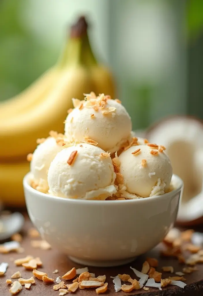 25 Delicious Keto Banana Ice Cream Recipes to Satisfy Your Sweet Tooth 4 25 Delicious Keto Banana Ice Cream Recipes to Satisfy Your Sweet Tooth - 4. Coconut Vanilla Banana Ice Cream