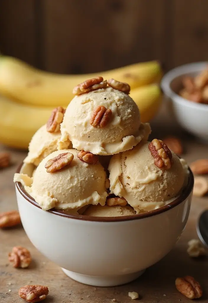 25 Delicious Keto Banana Ice Cream Recipes to Satisfy Your Sweet Tooth 6 25 Delicious Keto Banana Ice Cream Recipes to Satisfy Your Sweet Tooth - 6. Nutty Banana Ice Cream