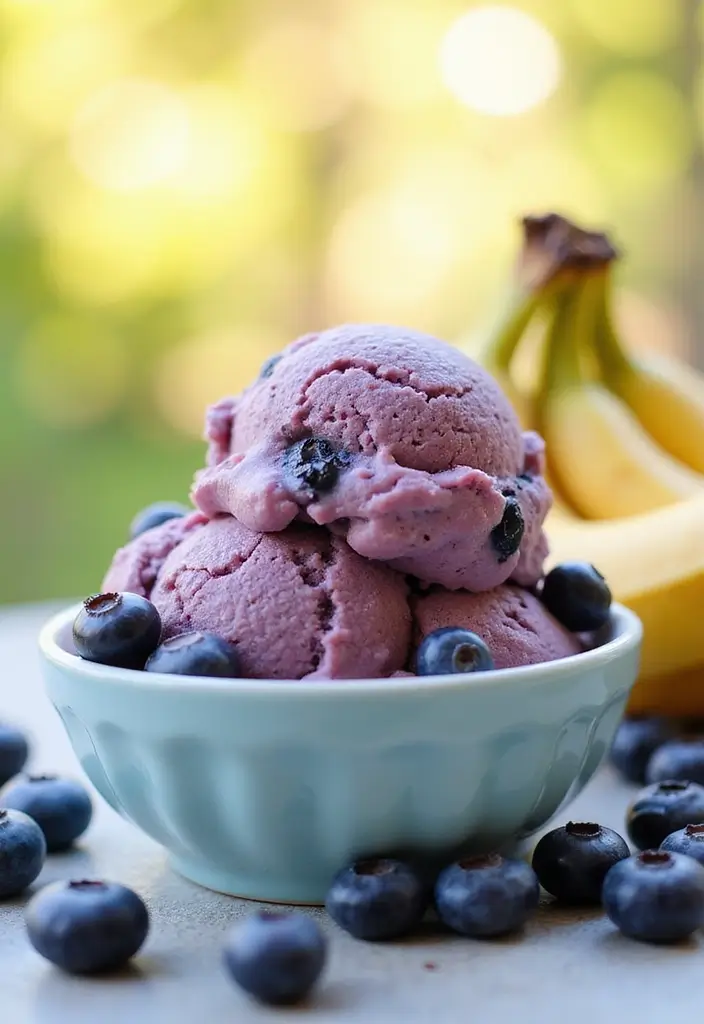 25 Delicious Keto Banana Ice Cream Recipes to Satisfy Your Sweet Tooth 7 25 Delicious Keto Banana Ice Cream Recipes to Satisfy Your Sweet Tooth - 7. Blueberry Banana Ice Cream