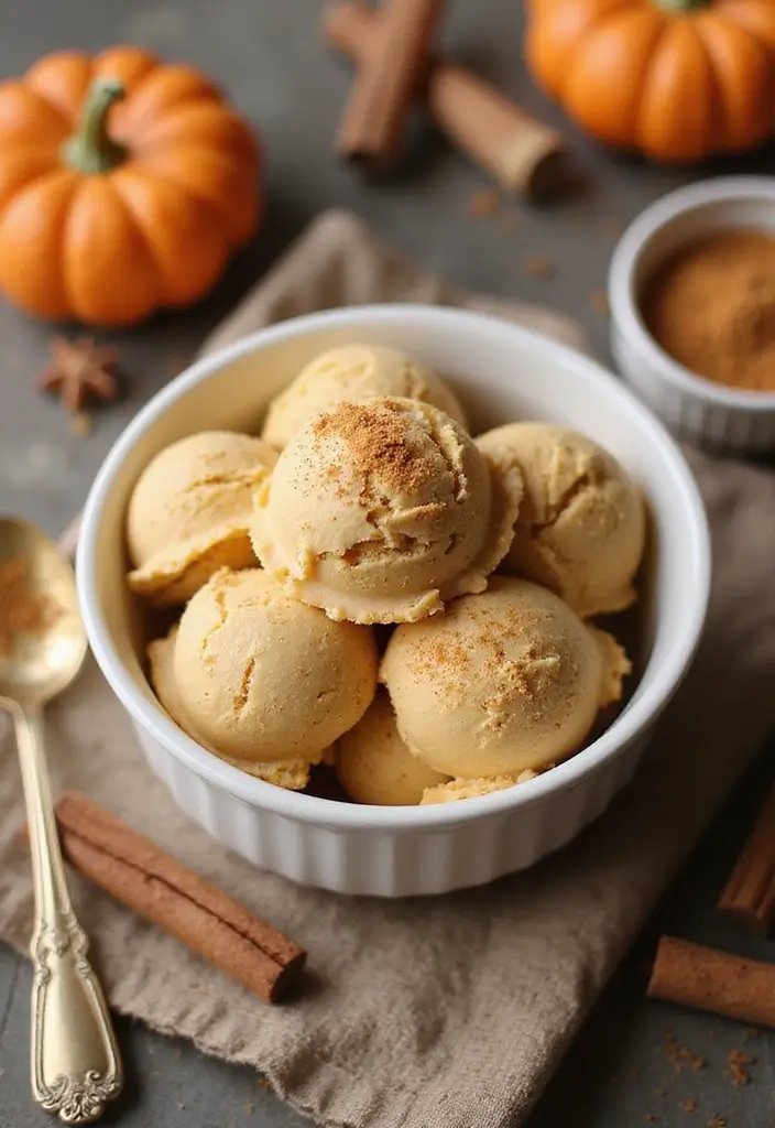25 Delicious Keto Banana Ice Cream Recipes to Satisfy Your Sweet Tooth 8 25 Delicious Keto Banana Ice Cream Recipes to Satisfy Your Sweet Tooth - 8. Pumpkin Spice Banana Ice Cream