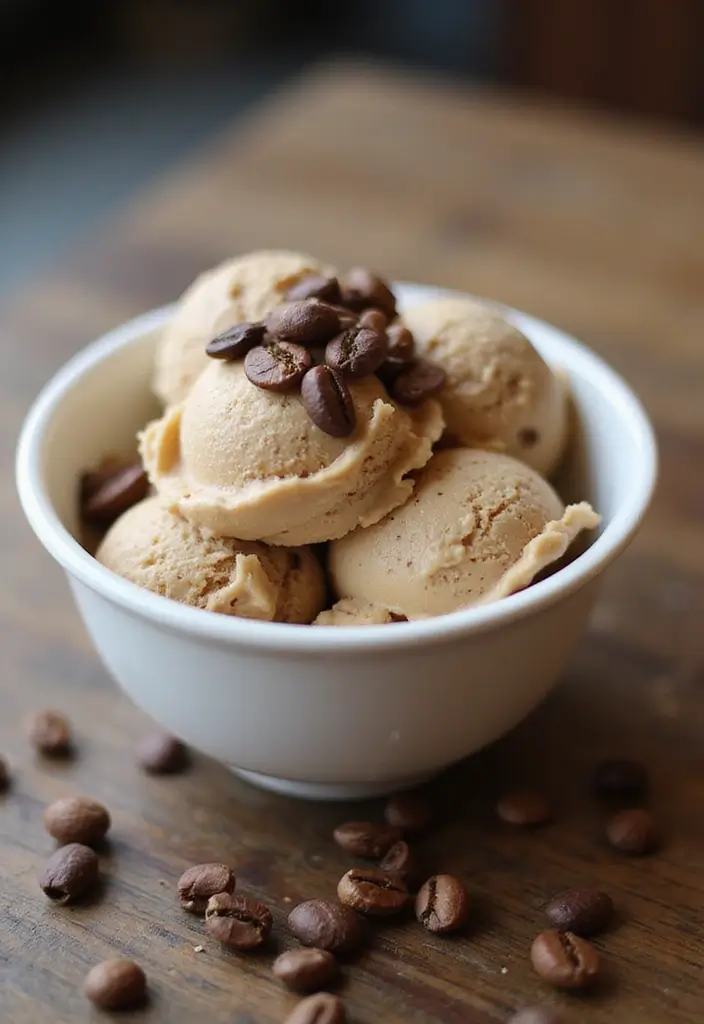 25 Easy and Creamy Ninja Blender Ice Cream Recipes 13 25 Easy and Creamy Ninja Blender Ice Cream Recipes - 13. Creamy Coffee Delight