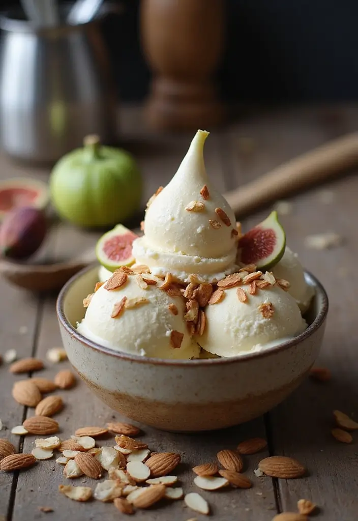 25 Easy and Creamy Ninja Blender Ice Cream Recipes 17 25 Easy and Creamy Ninja Blender Ice Cream Recipes - 17. Fig Almond Delight