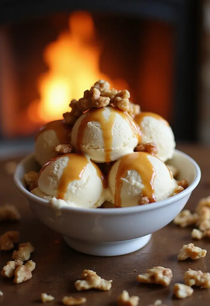25 Easy and Creamy Ninja Blender Ice Cream Recipes 20 25 Easy and Creamy Ninja Blender Ice Cream Recipes - 20. Maple Walnut Delight