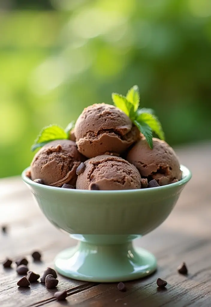 25 Easy and Creamy Ninja Blender Ice Cream Recipes 6 25 Easy and Creamy Ninja Blender Ice Cream Recipes - 6. Chocolate Mint Chip Coolness