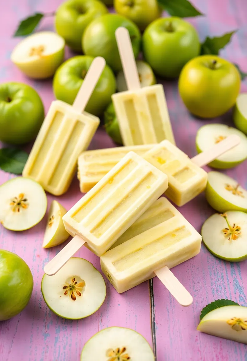 25 Fun and Refreshing Ice Cream Popsicle Recipes for Kids 18 25 Fun and Refreshing Ice Cream Popsicle Recipes for Kids - 18. Green Apple Popsicles