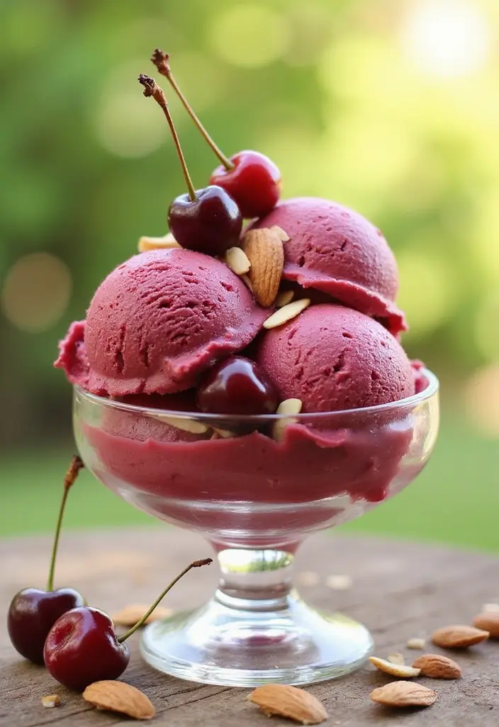 25 Gluten Free Ice Cream Recipes That Actually Taste Great 10 25 Gluten Free Ice Cream Recipes That Actually Taste Great - 10. Cherry Almond Ice Cream