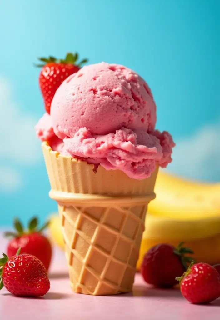 25 Gluten Free Ice Cream Recipes That Actually Taste Great 2 25 Gluten Free Ice Cream Recipes That Actually Taste Great - 2. Strawberry Banana Sorbet