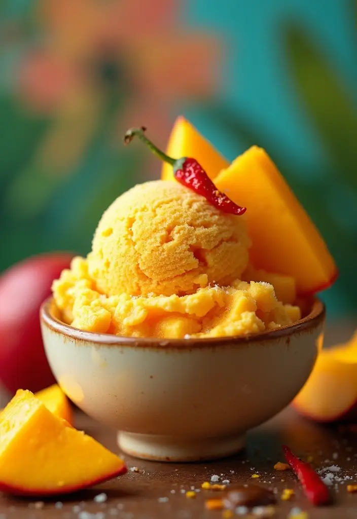 25 Gluten Free Ice Cream Recipes That Actually Taste Great 20 25 Gluten Free Ice Cream Recipes That Actually Taste Great - 20. Spicy Mango Ice Cream