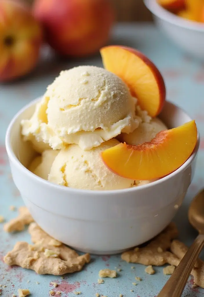 25 Gluten Free Ice Cream Recipes That Actually Taste Great 24 25 Gluten Free Ice Cream Recipes That Actually Taste Great - 24. Ginger Peach Ice Cream