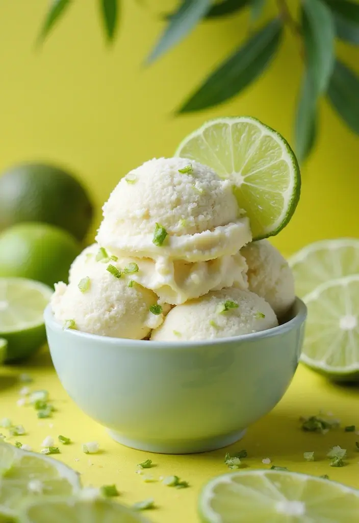 25 Gluten Free Ice Cream Recipes That Actually Taste Great 25 25 Gluten Free Ice Cream Recipes That Actually Taste Great - 25. Lime Coconut Ice Cream