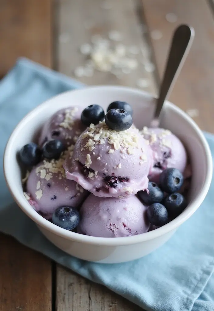 25 Gluten Free Ice Cream Recipes That Actually Taste Great 5 25 Gluten Free Ice Cream Recipes That Actually Taste Great - 5. Blueberry Coconut Ice Cream