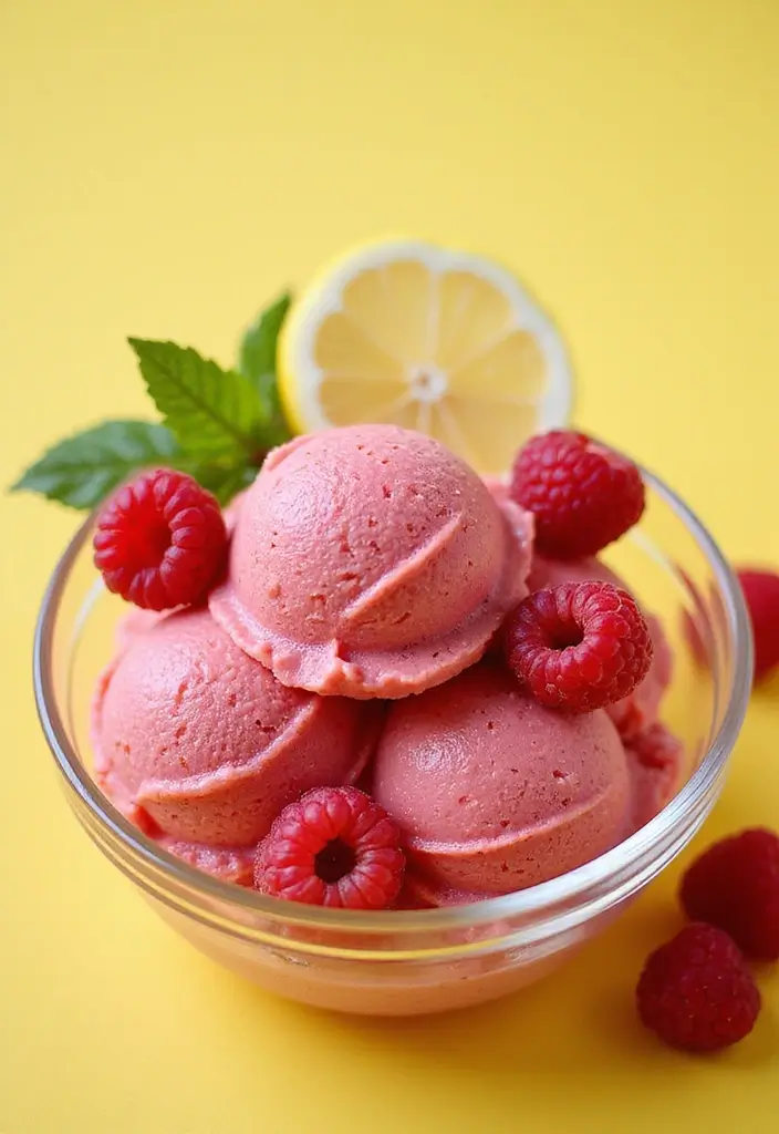 25 Gluten Free Ice Cream Recipes That Actually Taste Great 6 25 Gluten Free Ice Cream Recipes That Actually Taste Great - 6. Raspberry Lemon Sorbet