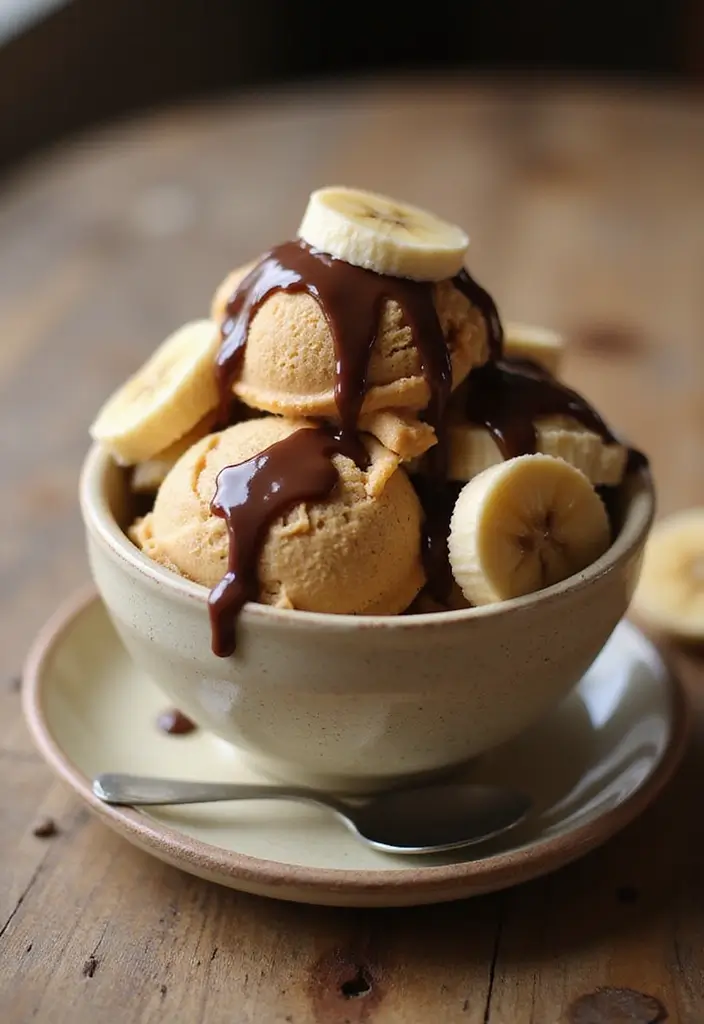 25 Gluten Free Ice Cream Recipes That Actually Taste Great 8 25 Gluten Free Ice Cream Recipes That Actually Taste Great - 8. Peanut Butter Banana Ice Cream