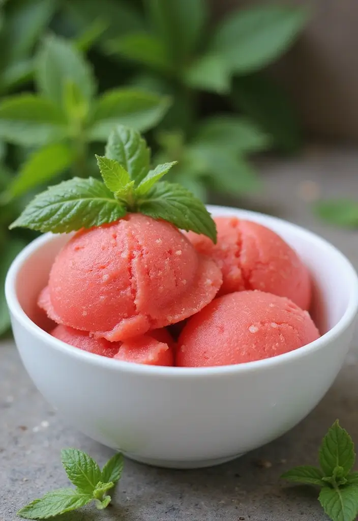 25 Healthy Fruit Ice Cream Recipes Naturally Sweet 10 25 Healthy Fruit Ice Cream Recipes Naturally Sweet - 10. Watermelon Mint Sorbet