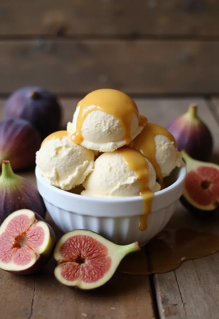 25 Healthy Fruit Ice Cream Recipes Naturally Sweet 11 25 Healthy Fruit Ice Cream Recipes Naturally Sweet - 11. Fig and Honey Ice Cream
