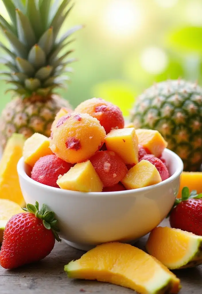 25 Healthy Fruit Ice Cream Recipes Naturally Sweet 17 25 Healthy Fruit Ice Cream Recipes Naturally Sweet - 17. Tropical Fruit Salad Sorbet