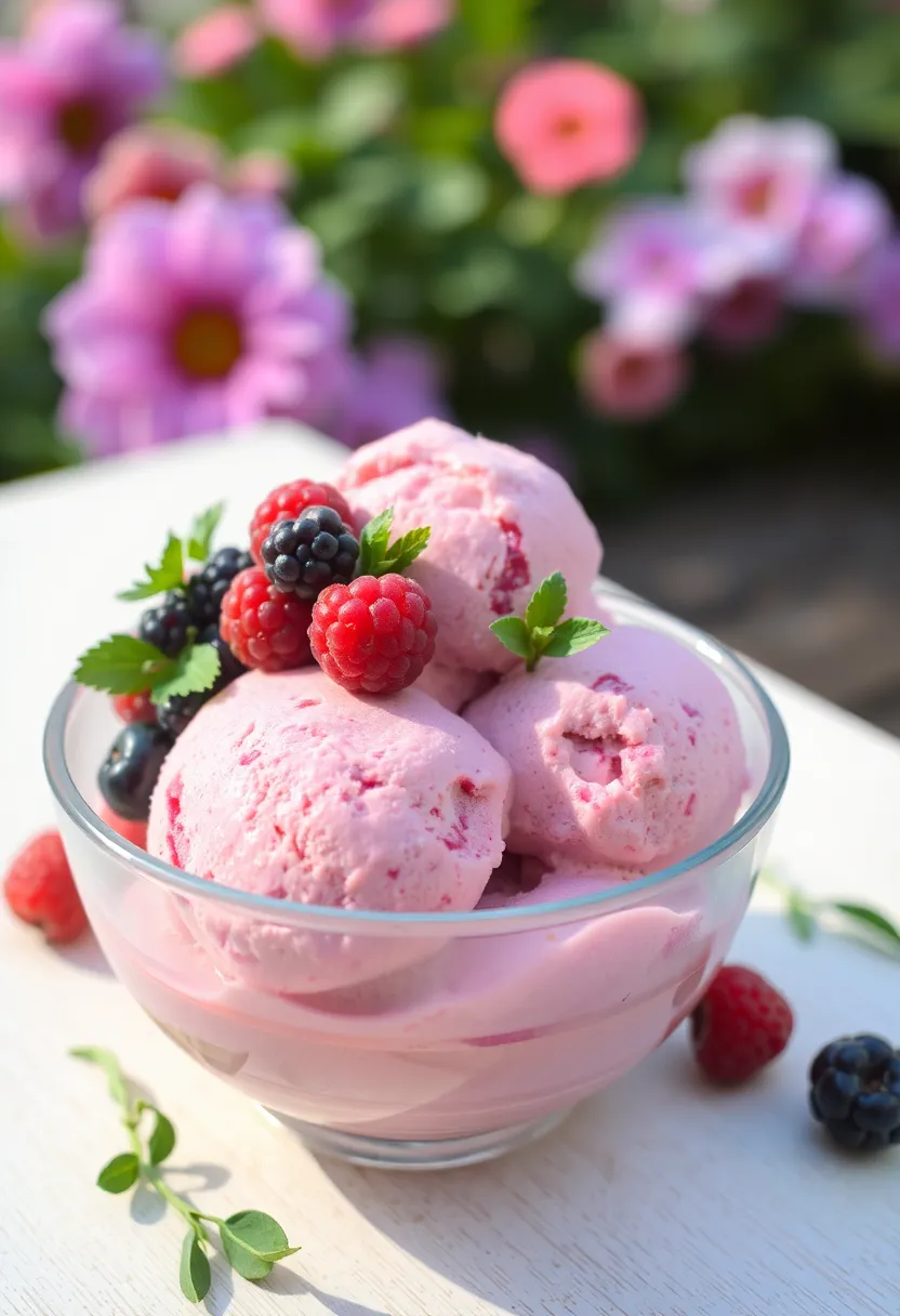 25 Healthy Fruit Ice Cream Recipes Naturally Sweet 21 25 Healthy Fruit Ice Cream Recipes Naturally Sweet - 21. Herbal Berry Ice Cream