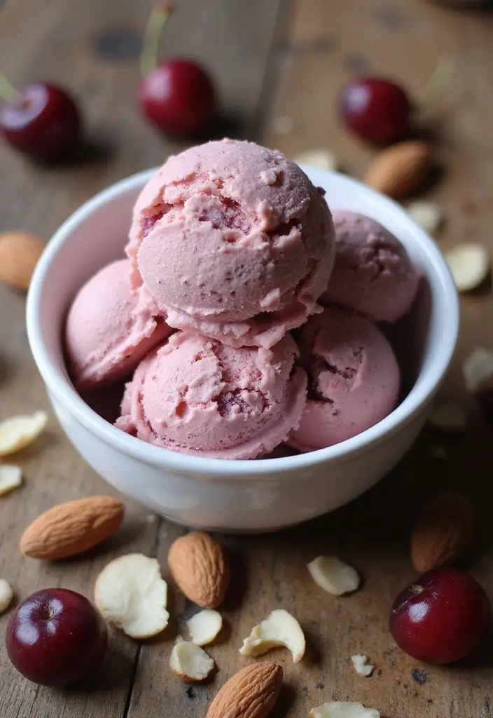 25 Healthy Fruit Ice Cream Recipes Naturally Sweet 8 25 Healthy Fruit Ice Cream Recipes Naturally Sweet - 8. Cherry Almond Ice Cream