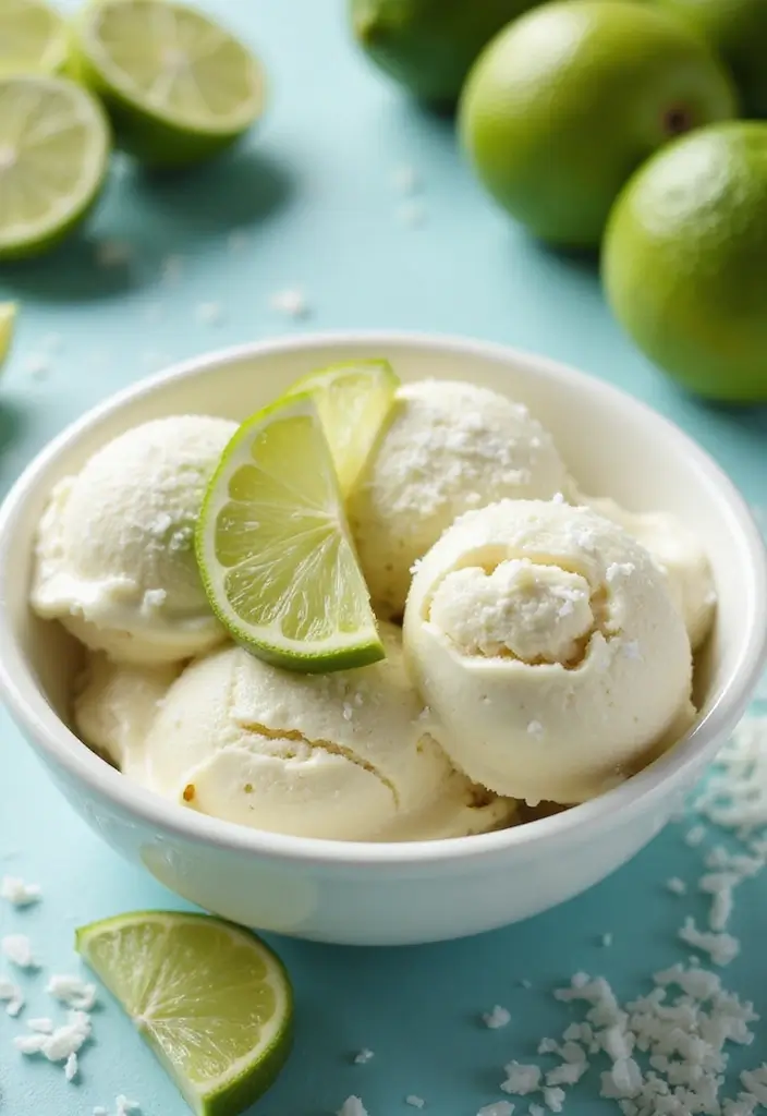 25 Healthy Fruit Ice Cream Recipes Naturally Sweet 9 25 Healthy Fruit Ice Cream Recipes Naturally Sweet - 9. Coconut Lime Ice Cream