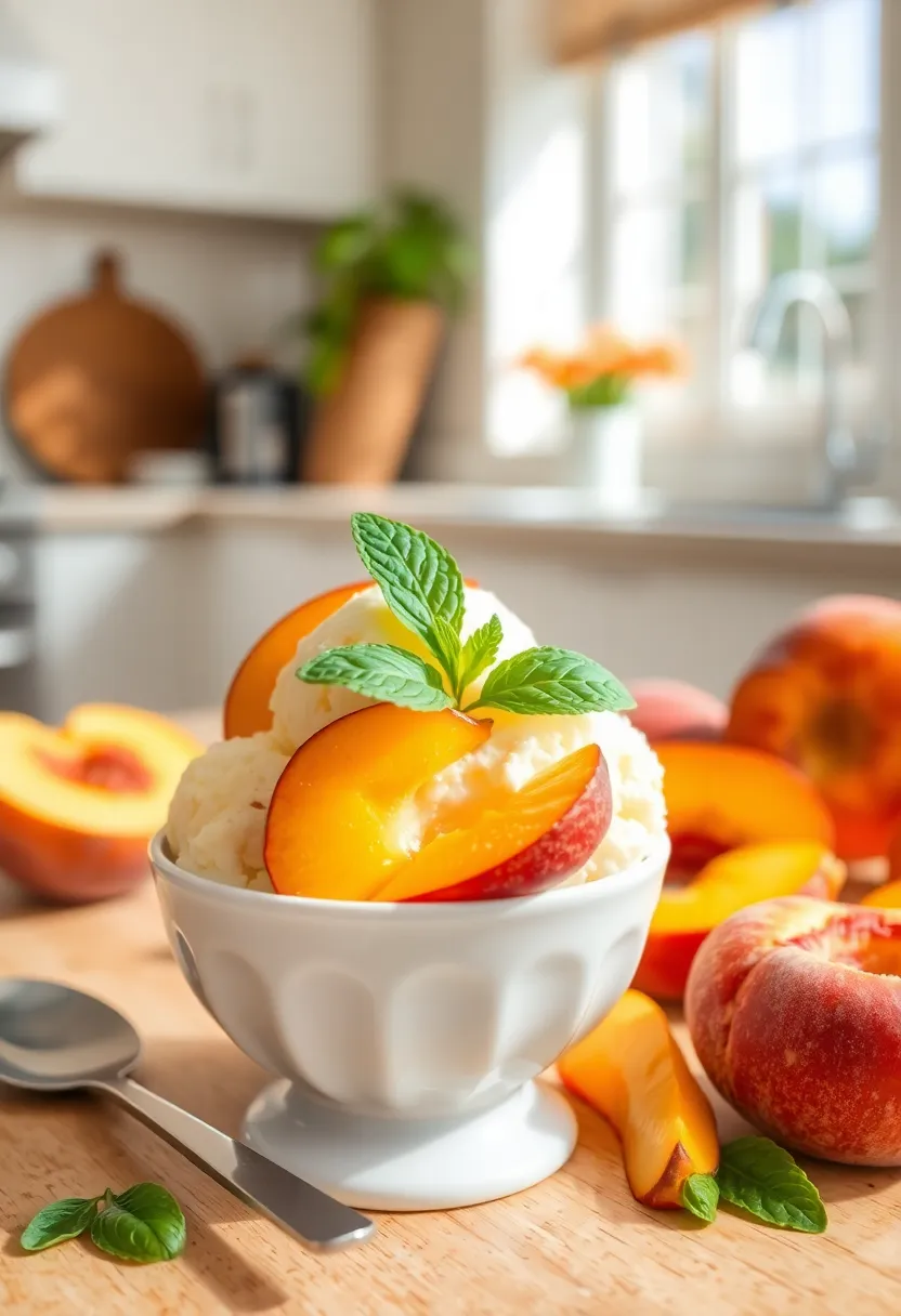 25 Ice Cream Dessert Recipes Family Approved 15 25 Ice Cream Dessert Recipes Family Approved - 15. Peach Ice Cream