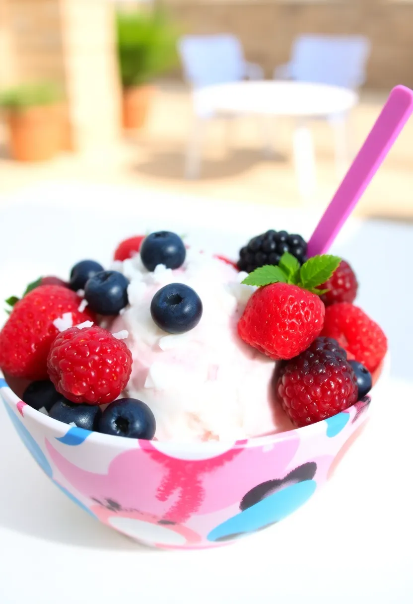 25 Ice Cream Dessert Recipes Family Approved 16 25 Ice Cream Dessert Recipes Family Approved - 16. Berry Coconut Ice Cream