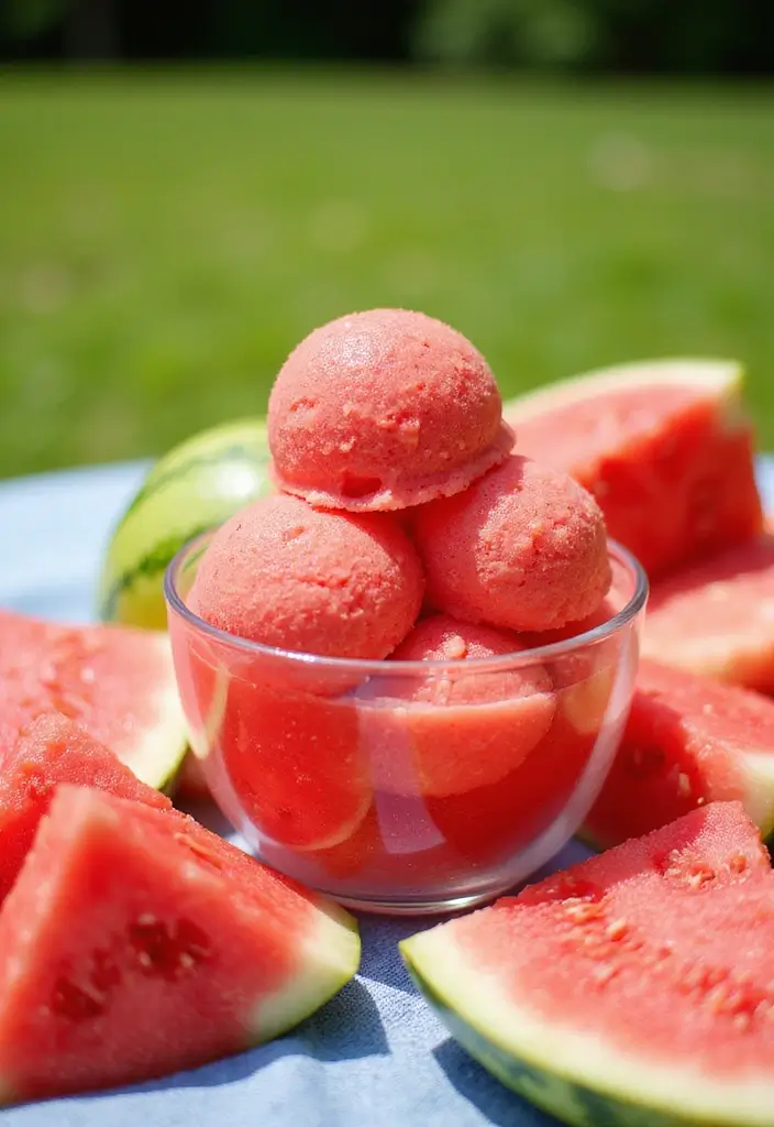 25 Ice Cream Dessert Recipes Family Approved 9 25 Ice Cream Dessert Recipes Family Approved - 9. Watermelon Sorbet