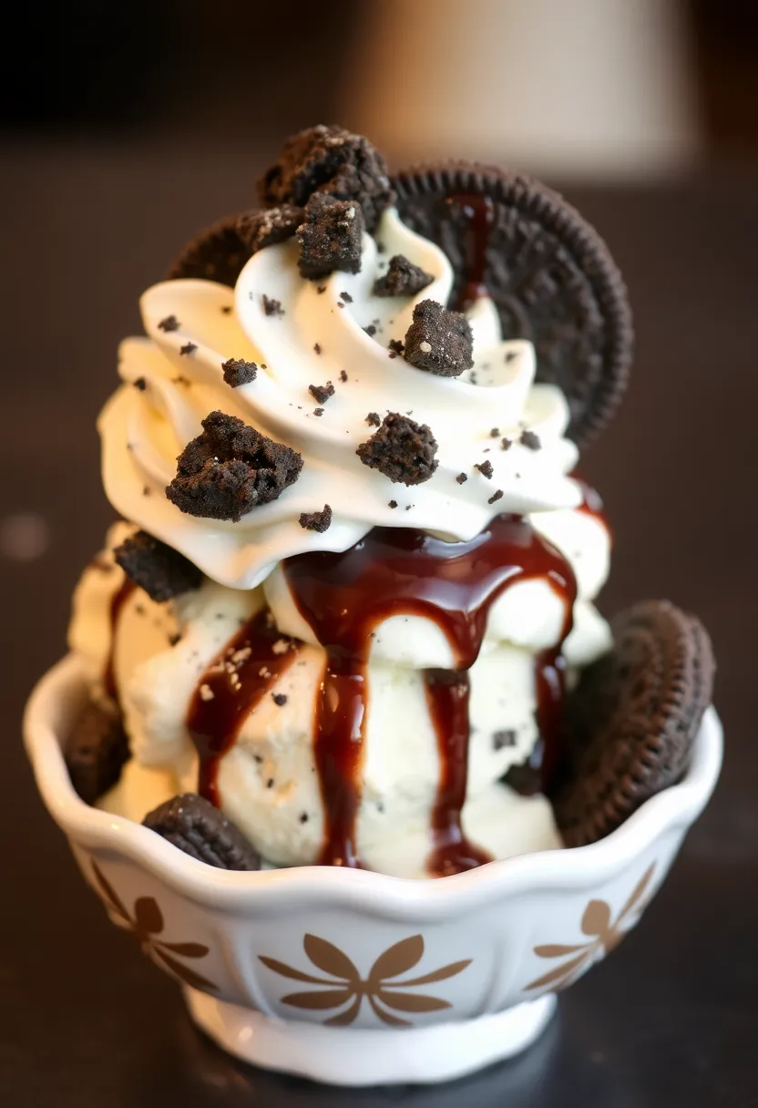 25 Ice Cream Sundae Ideas: Recipes Over the Top Delicious 10 25 Ice Cream Sundae Ideas: Recipes Over the Top Delicious - 10. Cookies and Cream Sundae