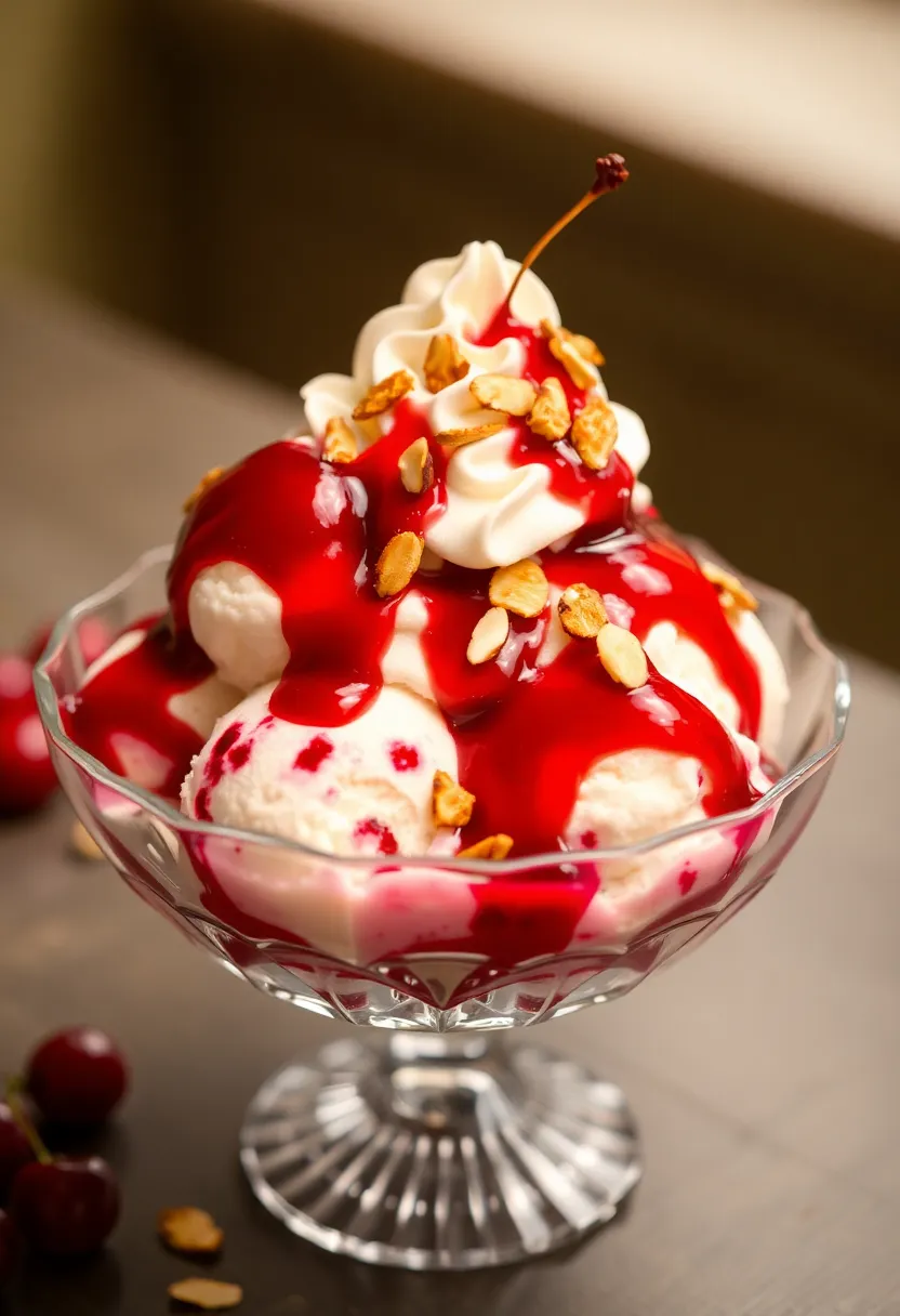 25 Ice Cream Sundae Ideas: Recipes Over the Top Delicious 15 25 Ice Cream Sundae Ideas: Recipes Over the Top Delicious - 15. Cherry Jubilee Sundae