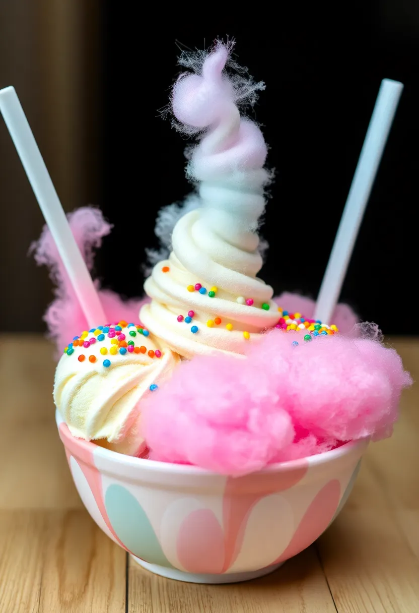 25 Ice Cream Sundae Ideas: Recipes Over the Top Delicious 19 25 Ice Cream Sundae Ideas: Recipes Over the Top Delicious - 19. Fairy Floss Sundae
