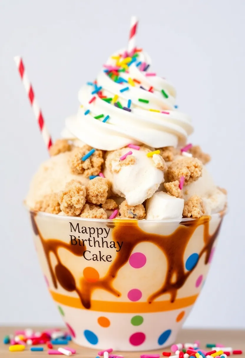 25 Ice Cream Sundae Ideas: Recipes Over the Top Delicious 22 25 Ice Cream Sundae Ideas: Recipes Over the Top Delicious - 22. Birthday Cake Sundae