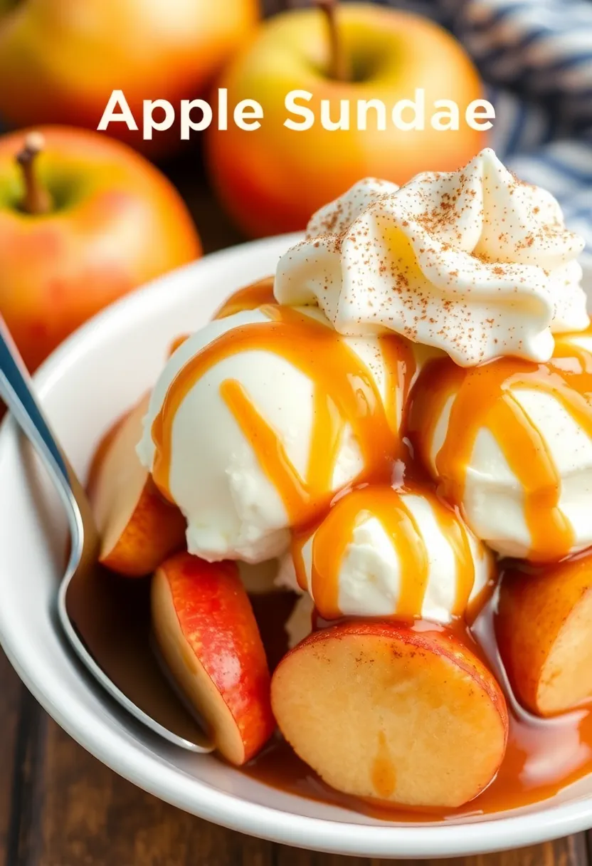 25 Ice Cream Sundae Ideas: Recipes Over the Top Delicious 24 25 Ice Cream Sundae Ideas: Recipes Over the Top Delicious - 24. Caramel Apple Sundae
