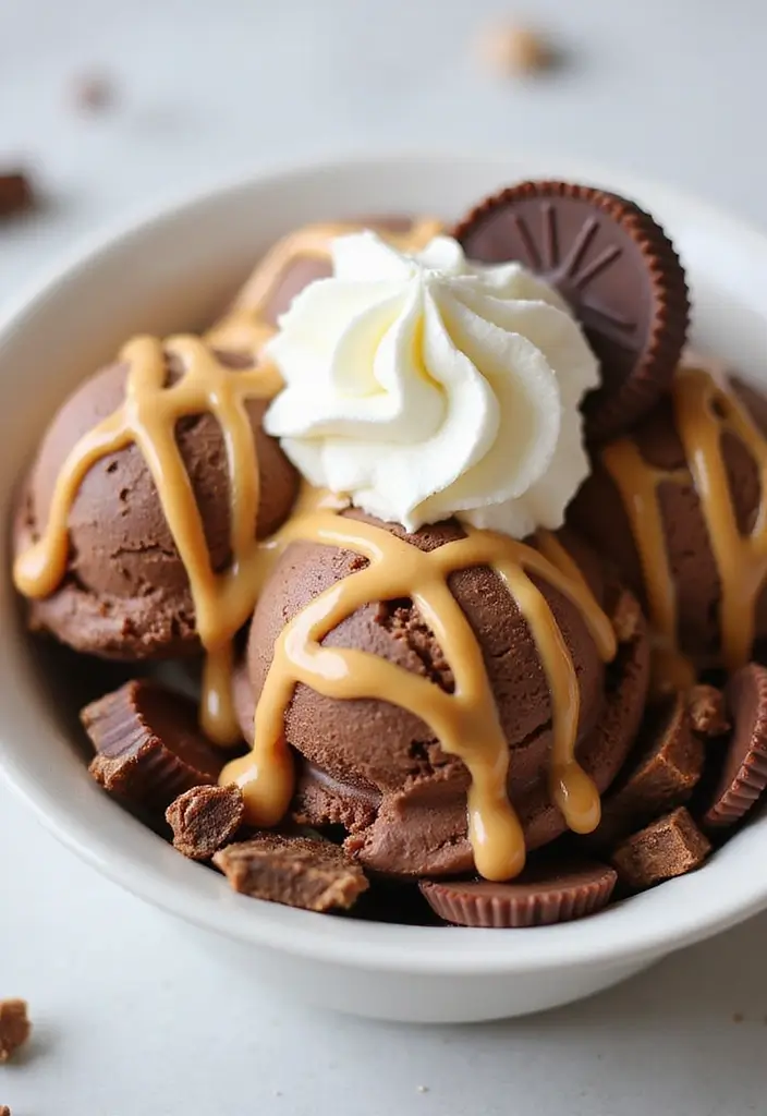 25 Ice Cream Sundae Ideas: Recipes Over the Top Delicious 3 25 Ice Cream Sundae Ideas: Recipes Over the Top Delicious - 3. Chocolate Peanut Butter Cup Sundae