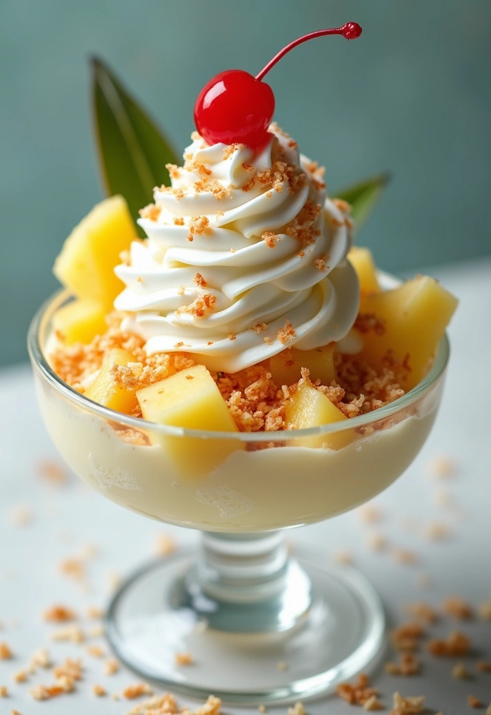 25 Ice Cream Sundae Ideas: Recipes Over the Top Delicious 4 25 Ice Cream Sundae Ideas: Recipes Over the Top Delicious - 4. Tropical Coconut Sundae